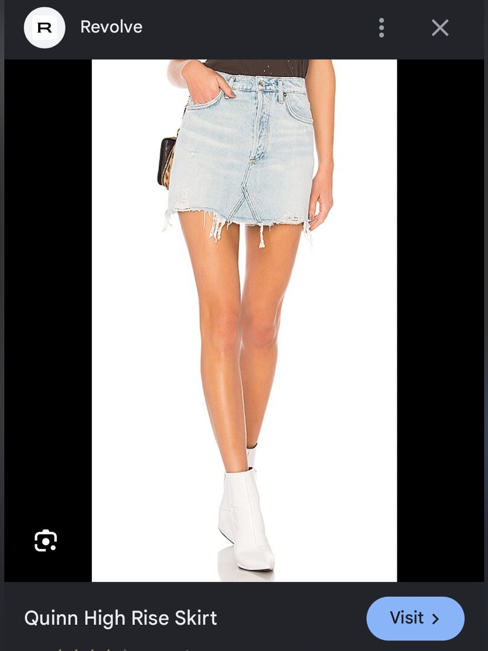 Quinn High Rise Skirt in Vega
AGOLDE